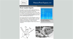 Desktop Screenshot of pattersonpowerengineers.com