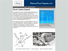 Tablet Screenshot of pattersonpowerengineers.com